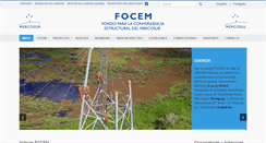 Desktop Screenshot of focem.mercosur.int